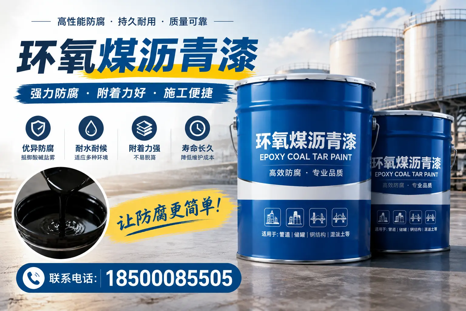 环氧煤沥青漆的环保性分析,铜仁企业的选择依据